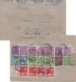 All.Bes./Währungsreform - Emden 22.6.48-9 Brief Zehnfachfrankatur n. Göttingen