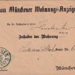 Bayern - 3 Pfg. Wappen Wz.3 Ortsbrief (Vordruck !) München II 10. JUL 83