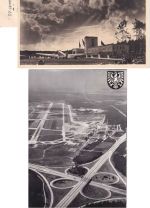 Hessen - Frankfurt a.M. Flughafen 7 sw-Ansichtskarten meist vor 1945