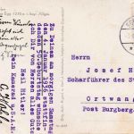 DR - Sonthofen 1936 Geburtstagskarte a. Scharfführer in Ortwang b. Burgberg
