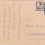 DR - Spradow ü. Bünde (Westf.) Landpost-Ra2 Karte n. Hüllhorst ca. 1940