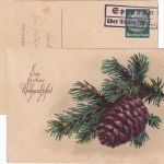 DR - Spradow ü. Bünde (Westf.) Landpost-Ra2 Karte n. Hüllhorst ca. 1940