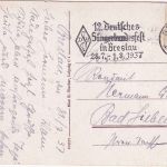 Schlesien - Breslau Dom sw-Foto-AK gelaufen 1937