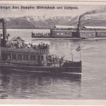 Bayern - Starnberg Schiffspost 10. JUN 14 K2 AK Dampfer n. Kreuztal