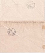 Gen.Gouv. - Warschau/Biala Podlaska 2 Einschreibebriefe Bauwerke 1941/1943