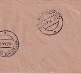 DR - Corosch ü. Bialystok Poststelle I Einschreibebrief n. Welzheim 1944