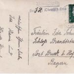 DR - Bauschwitz Lamsdorf (Oberschl.) Land landpost-L2 Karte n. Bruck 1930