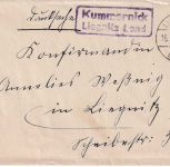 DR - Kummernick Liegnitz Land Landpost-Ra2 Drucksachenbrief n. Liegnitz 1929