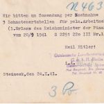 DR - Langenfeld ü. Bergstadt (Kr. Jarotschin Posen) Landpost-Ra2 Ganzsache 1941
