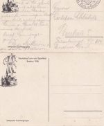 DR - Breslau 1938 Dt. Turn- u. Sportfest 2 Sonderkarten (Trachten) 1x SST
