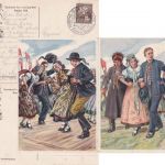 DR - Breslau 1938 Dt. Turn- u. Sportfest 2 Sonderkarten (Trachten) 1x SST