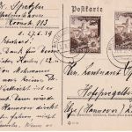 DR - 2x3 Pfg. WHW (Burg Forchtenstein) Karte Wilhelmshaven - 27.6.39