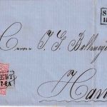 NDP - 1 Gr. gez. Brief Ra2 Schwedt 14/12 n. Hameln (1869) - mit Inhalt