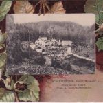 Bayern - Schüttersmühle farb. Passepartout-AK ungelaufen ca. 1900