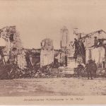 Frankreich - St. Mihiel (Dep Meuse) zersch. Militärkasino gelaufen/Feldpost 1917
