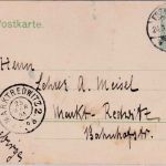 Sachsen - Frohburg Marktplatz farb. AK gelaufen 1905