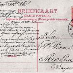 Niederlande - Hilligersberg Dorfstraße Straßenbahn farb. AK gelaufen 1911