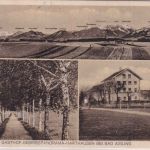 Bayern - Harthausen b. Aibling Gasthof sw-Mehrbild-AK gelaufen 1928