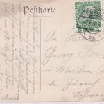 Österreich - Schwalbenmühle b. Eger Restaurant sw-AK gelaufen 1910