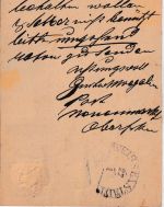 Bayern - 3 Pfg. Wappen Ganzsachenkarte + Zusatz HKS Neuenmarkt 26/1
