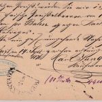 Bayern - 5 Pfg. Wappen Ganzsachenkarte K1 Ochsenfurt 14/9 - Weißenstadt 1876