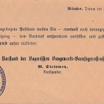 Bayern - 5 Pfg. Rauten Ganzsachenkarte/F-Teil (Zudruck) K1 München II 16. MAI 93