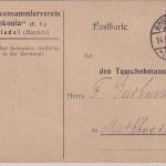 DR - 40 Pfg. Germania Karte Rosenberg (Westpr.) - Marktredwitz 1921