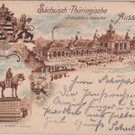 DR - Sächs.-Thür. Industrie- u. Gewerbeausstellung 5 Pfg. K/A Privatganzsache
