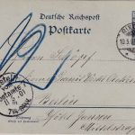 DR - 2 Pfg. Germania/Reichspost Ganzsachenkarte Nachbarortsverkehr Rixdorf 1901
