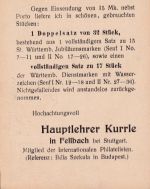 DR - 3 n. 2 Pfg. Germania Drucksachen-Ganzsache Stuttgart Bahnhof 1. DEZ 12