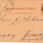 Österreich/Polen - Oswiecim 9/9 80 Fingerhut-K1 2 Kr. Ganzsachenkarte