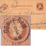Österreich/Polen - Oswiecim 9/9 80 Fingerhut-K1 2 Kr. Ganzsachenkarte
