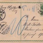 Österreich - 5 H. Ganzsachenkarte i.d. SCHWEIZ Wrschowitz 1910 Nachporto