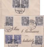 Österreich - 2x2+6x1 H. Reg. Jubiläum Brief Eger - Marktredwitz 1914