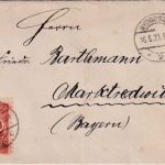 Polen - 10 M. Ulan Brief Bydgosczc (Bromberg) - Marktredwitz 1921