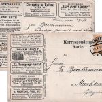 Österreich - 6 H. Reg. Jubiläum Werbekarte Wien - Marktredwitz 1909