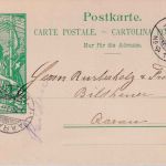 Schweiz - 5 Rp. UPU-Jub.-Ganzsache Ambulant No. 19 (Reiden) - Aarau 1900