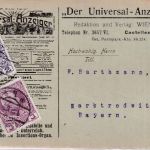 Österreich - 2+3 H. Reg. Jubiläum illustr. Firmenkarte Wien - Marktredwitz 1909