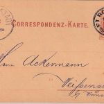 Österreich - Elbogen 28/12 (1878) Zier-K1 2 Kr. Ganzsachenkarte (Zudruck)