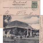 Niederl. Indien - 2 1/2 C. Ziffer Drucksachenkarte (Ansicht) Weltefreden 1911