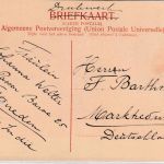 Niederl. Indien - 2 1/2 C. Ziffer Drucksachenkarte (Ansicht) Weltefreden 1911