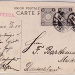 Japan - 2x1/2+3 S. Freimarke Karte Yokohama - Marktredwitz 1910