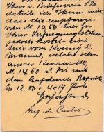 Portugal - 10 R. "Republica" Ganzsachenkarte+Zusatz Lissabon - Marktredwitz 1910