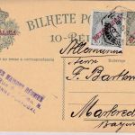 Portugal - 10 R. "Republica" Ganzsachenkarte+Zusatz Lissabon - Marktredwitz 1910