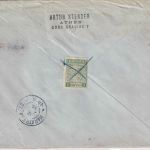 Griechenland - 40+25+10 L. Hermes/Iris Einschreibebrief Athen Marktredwitz 1915