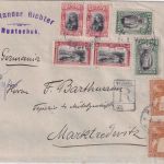 Bulgarien - 2x15 St. u.a. Freimarken Einschreibebrief Rustschuk 1911