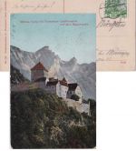 Liechtenstein - 5 H. Johann II. Karte Schaan - Solln b. München 1912