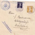 Schweiz - 2 Rp. Tellknabe GA-Streifband+Zusatz St. Gallen 1910 Vignette !!