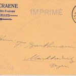 Belgien - 5 C. Wappen Drucksachenkarte (Philatelie-Angebot) St. Gilles 1910