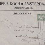 Niederlande - 2 1/2 C. Ziffer Drucksachenbrief Amsterdam - Marktredwitz 1906